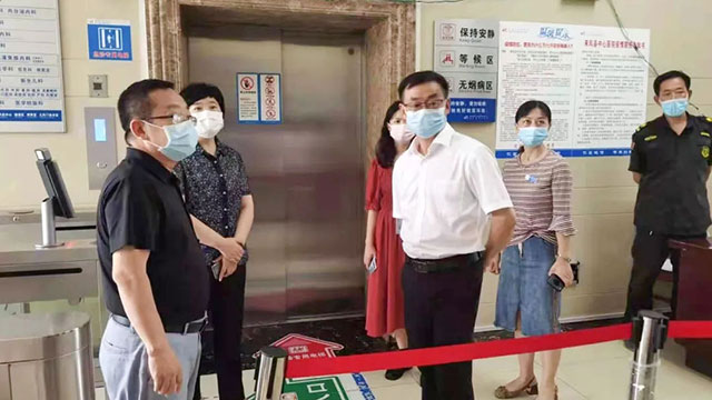 州领导来院督导本院应急状态下疫情防控工作