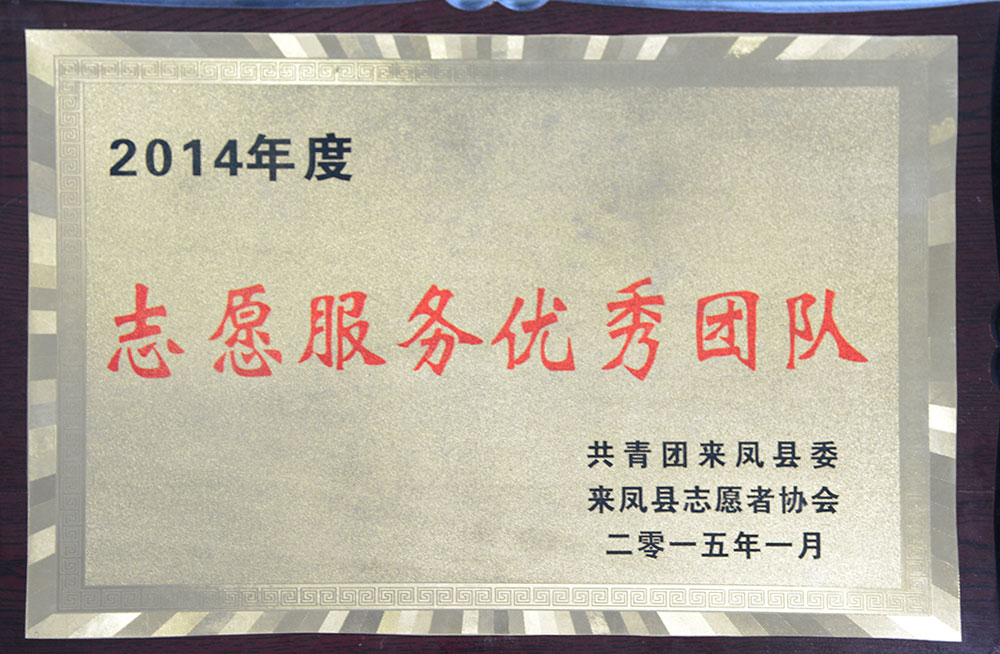 202201181816467231.jpg 共青团来凤县委、来凤县志愿者协会授予我院“志愿者服务优秀团队”称号。.jpg