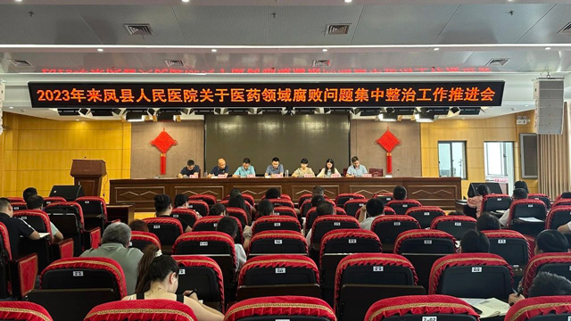 来凤县人民医院召开医药领域腐败问题集中整治工作推进会