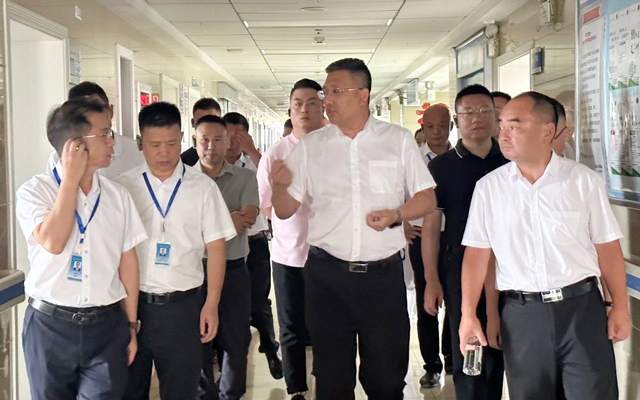 中国农工民主党狄森一行莅临来凤县人民医院调研指导工作