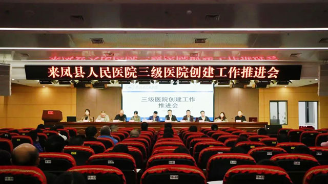 来凤县人民医院召开三级医院创建工作推进会
